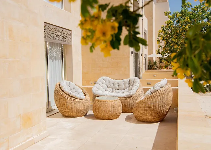 With Large Terrace & Pool Area Daire